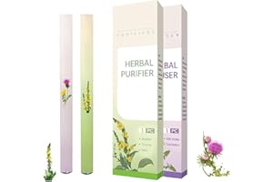 2Pcs Herbal Diffuser Pen, Portable Aromatherapy, Natural Energy Boost and Quitting Bad Habit, Oral Air Freshening and Resting