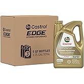 Castrol Edge Extended Performance 5W-20 Advanced Full Synthetic Motor Oil 5 Quart, Pack of 3
