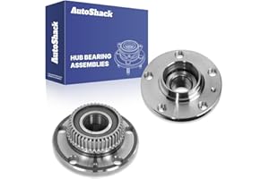AutoShack Rear Wheel Hub Bearing Assemblies Left & Right with ABS Replacement for 1998-2010 Volkswagen Beetle 2000-2006 Audi 
