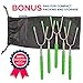 Marshmallow Roasting Sticks - 34 Inch Long Extendable Telescoping Smores Skewers & Hot Dog Forks – Safe for Kids - Great for Fire Pit Camping BBQ Campfire Accessories - Set of 5