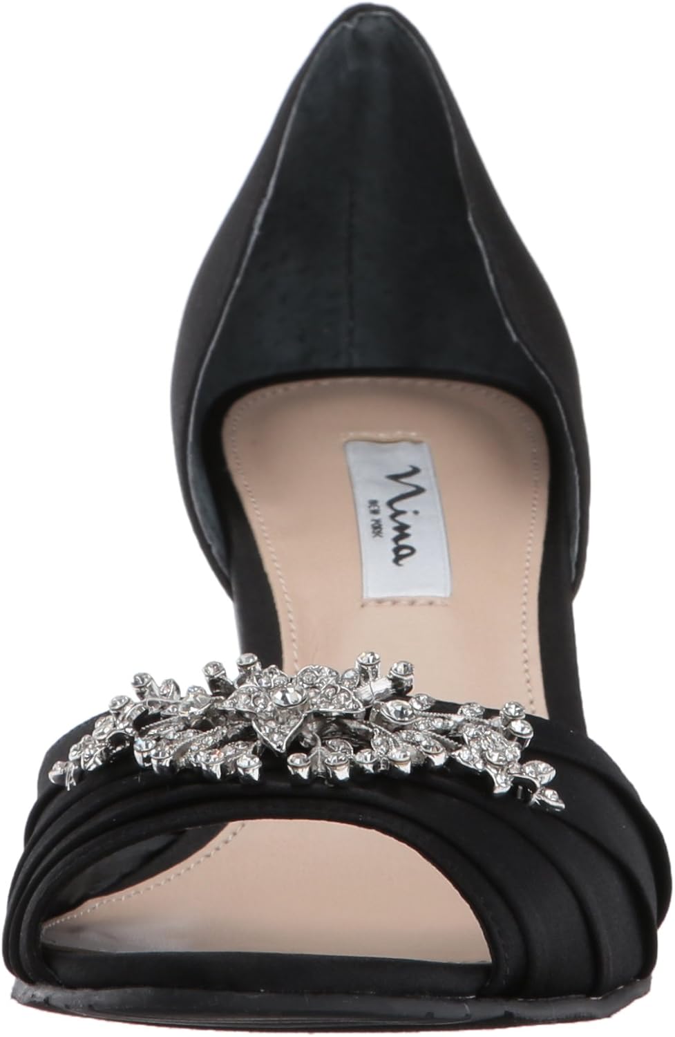 nina emiko embellished evening wedges