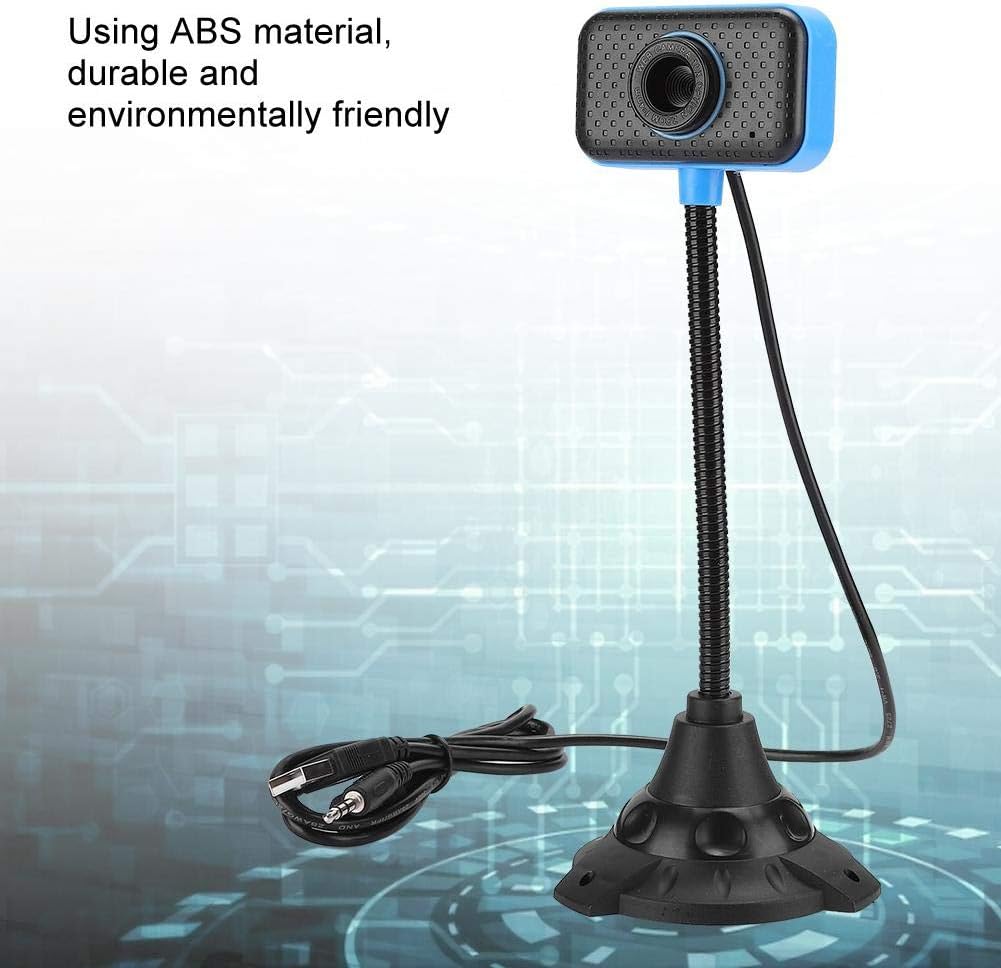 PUSOKEI Video Conference Camera, Webcam 640 x 480 HD Webcam Long Pole Camera Fits for for Network Live Computer Office Supplies - Image 5
