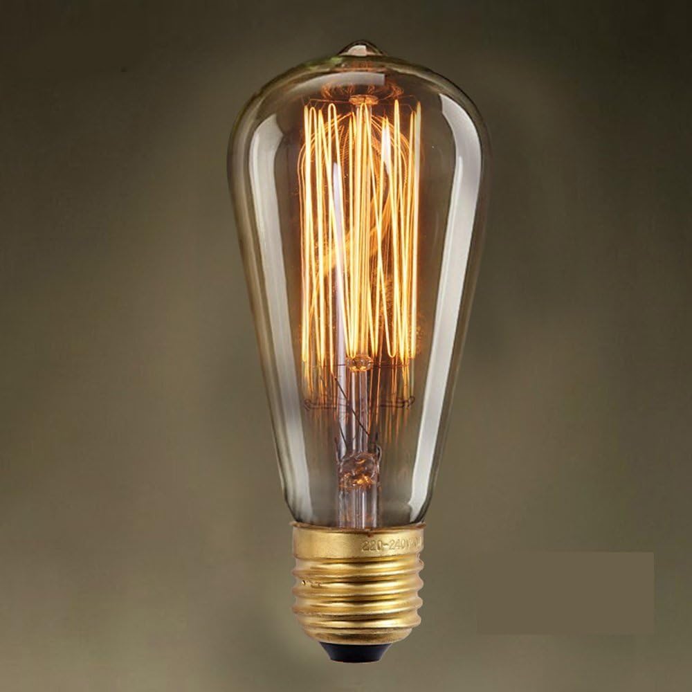 UNIQUE VINTAGE EDISON BULB ™ Ideal für Nostalgie und Retro Glühbirne