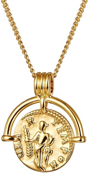 ACC PLANET Coin Necklace 18K Gold 