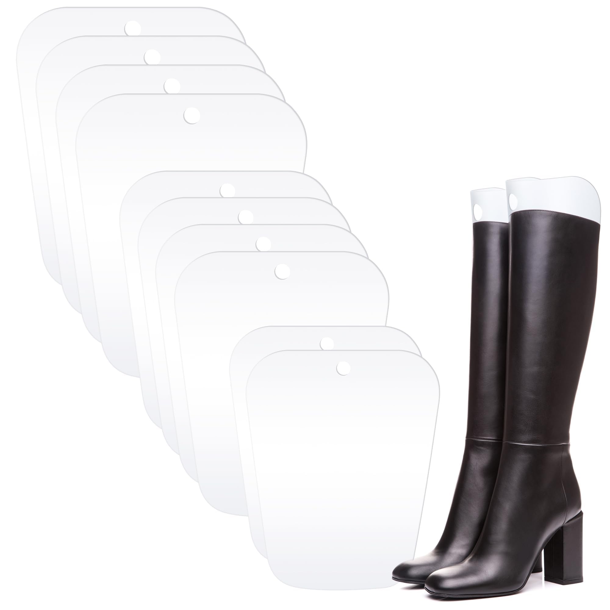 Photo 1 of Ruisita 10 Pieces (5 Pairs) Boot Shaper Form Inserts Boots Tall Support for Women and Men