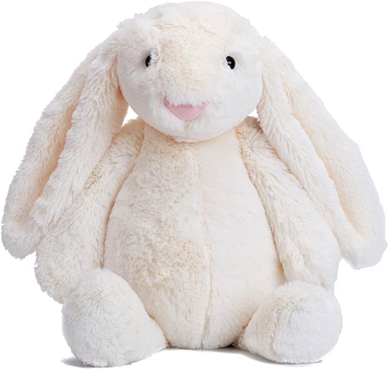 Hollwald Bunny Rabbit Plush Soft Toy Cuddly Toy Snuggly Soft Big Ears Lovely Design Ideal Gift for Chilren Decoration for Home and Garden