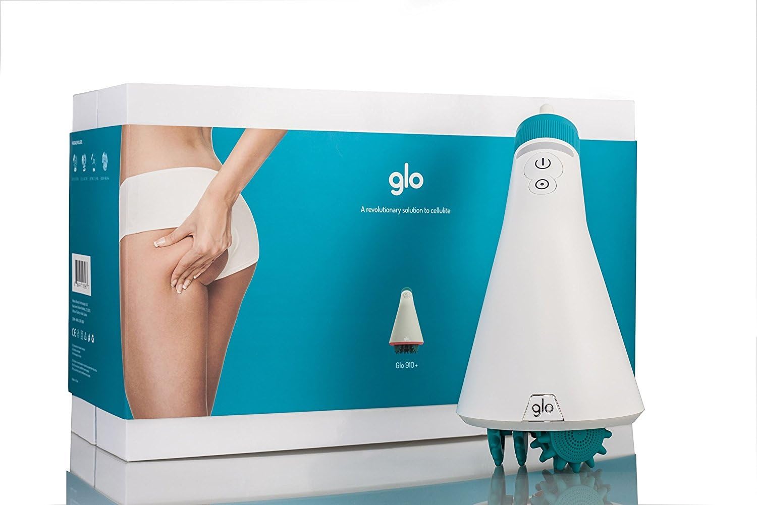 Glo910+ Anti Cellulite Massage Machine with 4 Massage Heads Variable Speed Motor |Toning Legs, Butt, Thighs, Tired Heavy Legs, Body Slimming Massage, Drain Massage, Body Scrub, Exfoliation: Health & Personal Care
