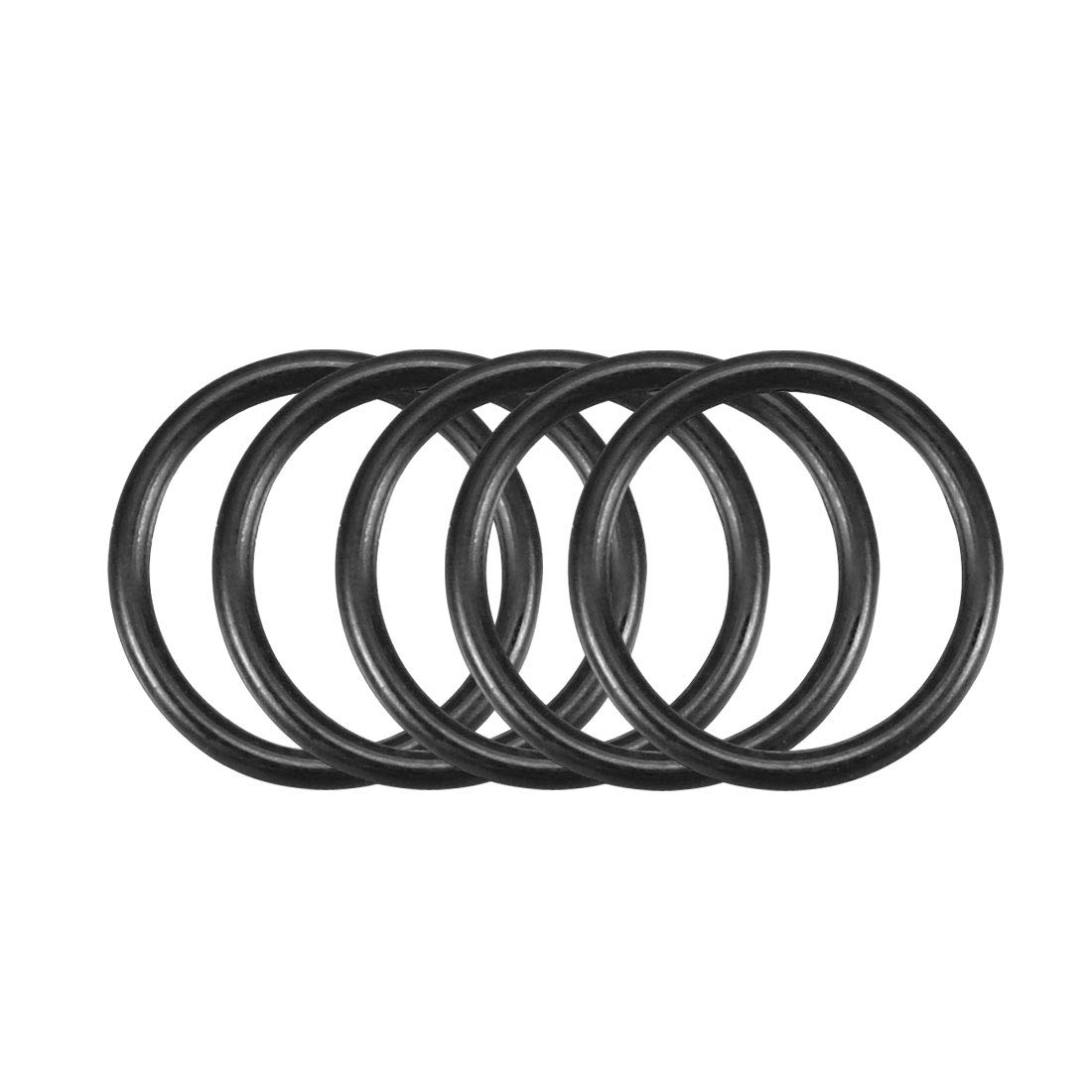 Sourcingmap Nitrile Rubber O-Rings, 10mm OD 8mm ID 1mm Width, Metric Sealing Gasket, Pack of 50