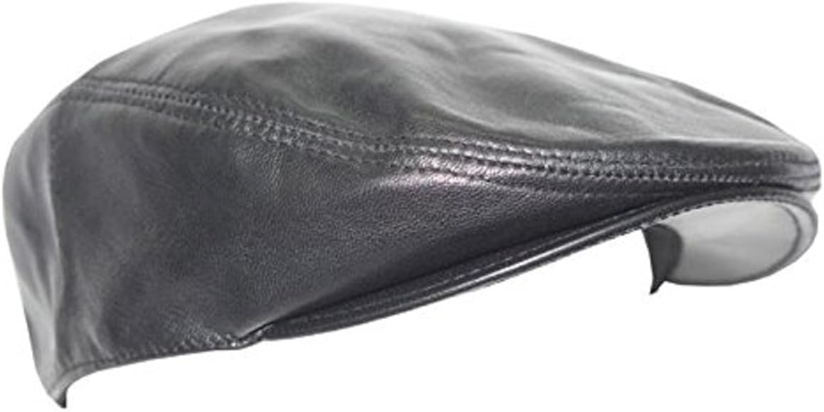 black leather cap uk