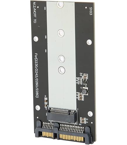NFHK B M Key Socket 2 M.2 NGFF (SATA) SSD vers 2.5 SATA Adaptateur