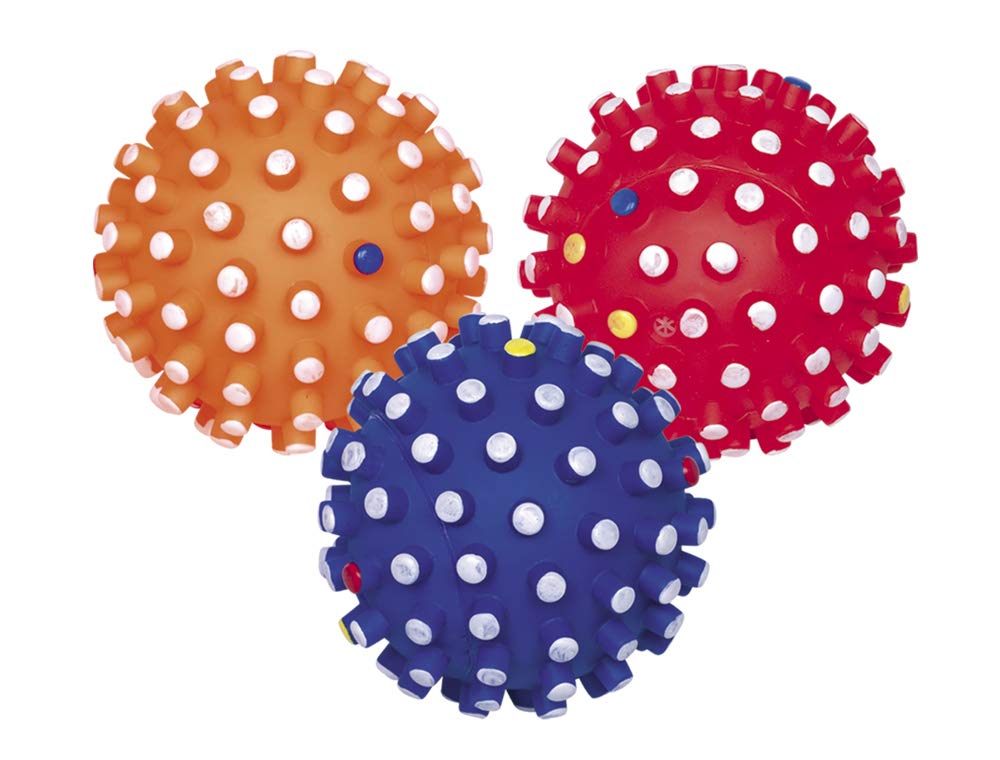 Nobby Vinyl Ball Classic with Squeaker Assorted Colours Diameter 12 cm