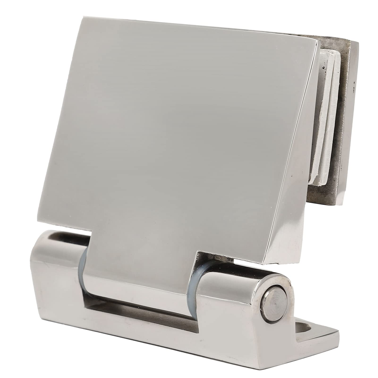 TOPINCN Stainless Steel Inclined Single Side Hinge, Rust Resistant Bathroom Glass Door Hinge