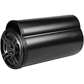 Bazooka BTA850FH Big EZ Bass Amplified Subwoofer Kit | Complete subwoofer kit with 50 watt integrated amplifier, Trademark Bass Tubes enclosure, FAST-9999 harness included