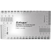 String Action Ruler Gauge Tool for Electric Bass and Acoustic Guitar