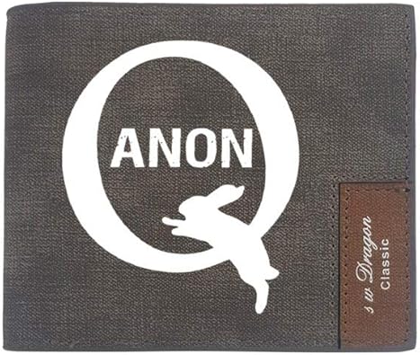 Amazon Qanon Freedom Movemen 財布 メンズ 二つ折り レディース 高級 ウォレット 新型 オシャレ Puレザー 上質折り畳み財布 コスパ最高 大容量 カード6枚 小銭入 男性 19年新設計 クラシックレトロな雰囲気 Grayfull Color 11 5 9 5 0 5cm 財布