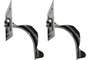 XFITTING 3/8 inch to 1/2 inch Pex Tubing Bend Support with Plate, Metal, Tubing Pipe Hanger 30-3-4=2X, 2 Pieces