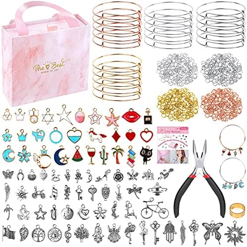 300Pcs Bangle Bracelets Making Kit