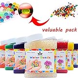 AINOLWAY High Elastic Water Beads Gel Pearls Jelly Crystal Soil for Kids Sensory toys or Vase Fillers 4oz Almost 15,000 Pcs (CLEAR)