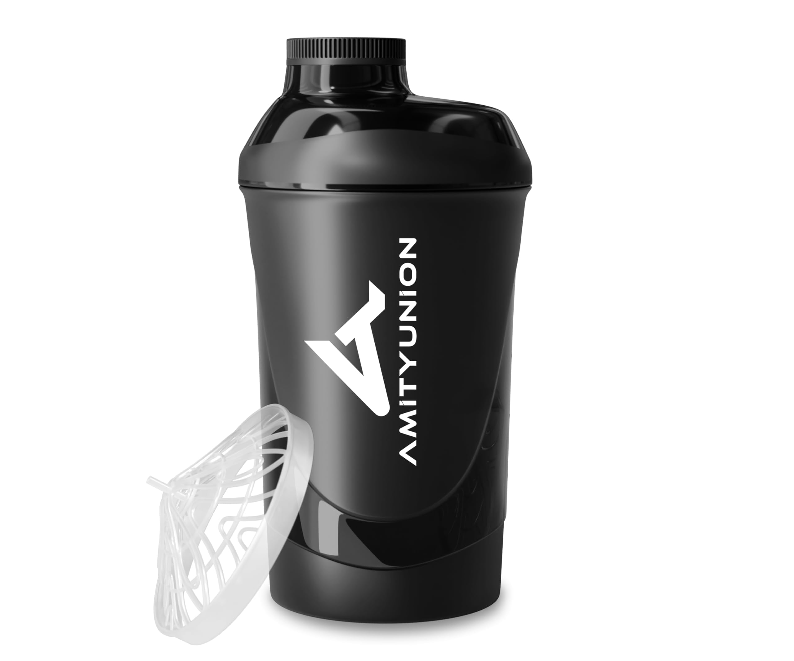 AMITYUNION Protein Shaker Deluxe 800 ml - Eiweiß auslaufsicher - BPA frei