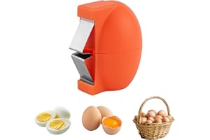 2026 New Egg Opener, Egg Cracker Tool for Raw Eggs, Stainless Steel Eggs Shell Opener, Handheld Eggss Breaker and Separator, 