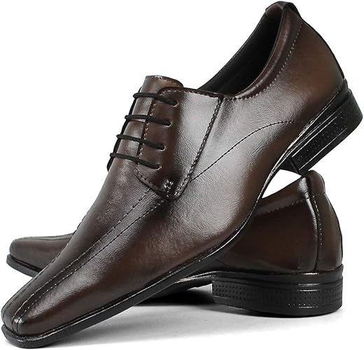sapato social masculino caramelo