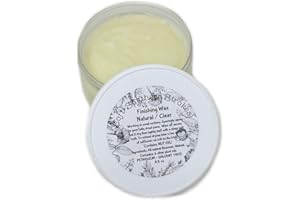 Clear Soft Finishing Wax to Seal and Protect Chalky Finish and Milk Painted Furniture. Eco- Friendly Beeswax Blend Will Not Y