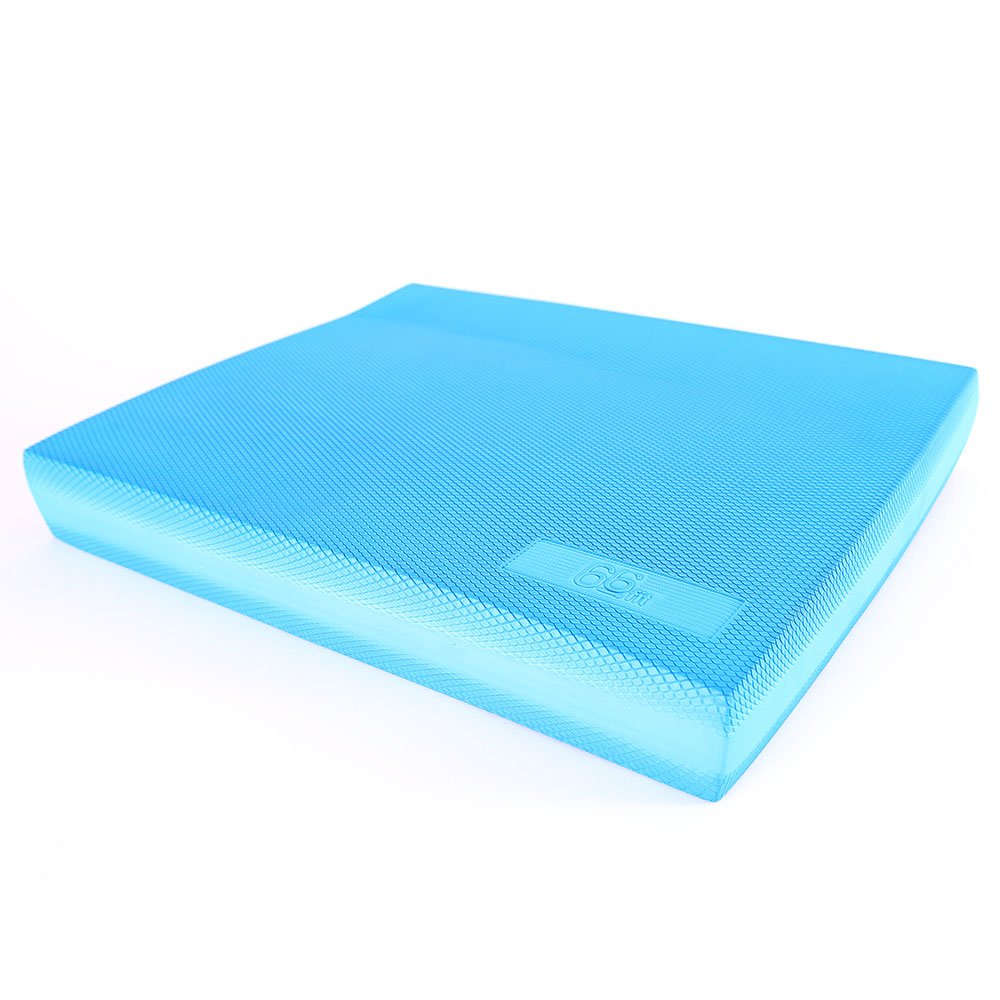 66fit TPE Balance Pad - Includes Balance Training Ebook - Stability Rehabilitation Physiotherapy Mobility Exercise, Blue