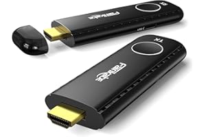 FAIRIKABE Wireless HDMI Transmitter and Receiver, Wireless HDMI Extender 30M / 98FT, Plug and Play Wireless Display Adapter Video & Audio Extender for Streaming on Monitor, Projector from Laptop, Computer