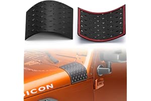 Wocch Cowl Body Armor Outer Cowling Cover Corner Guards for Jeep Wrangler JK JKU 2007-2018 Exterior Accessories (1 Pair)