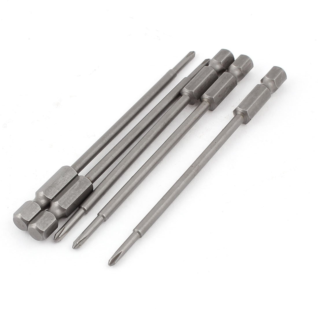 Sourcingmap 1/4inch Hex Shank 2.5mm PH1 Cross Head Phillips Screwdriver Bits 5pcs