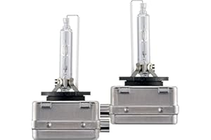 GTMOTO for 2013 2014 2015 2016 2017 Cadillac XTS Headlights D3S Xenon HID Bulbs, VSport Premium Luxury 35W Headlamp OEM 13587843, 6000K Bright White D3SC1 Projector H/L Beam Bi-xenon Light, 2-Pack