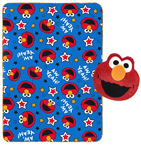 Jay Franco Sesame Street Elmo Plush Pillow and 40