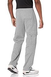 Men's Cargo Sweatpants Casual Fleece Joggers Loose
