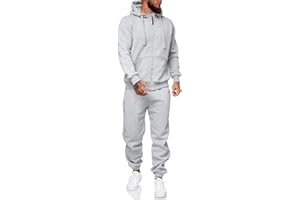 CUBECIRCLE Sweatsuits for Men 2 Piece Men's Jogging Tracksuit Set Hoodie Casual Athletic Long Sleeve Zipper Suit Set