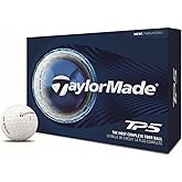 TaylorMade Golf 2024 TP5 Golf Balls, Longer Distance, White, 1 Dozen | Softest 5-Layer Tour Ball Technology, Softer Feel, Precision Greenside Performance, High Driver Flight &amp; Highest Wedge Spin