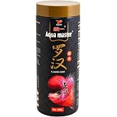 AquaMaster Super Color Enhancer Food for Flower Horn Fish 500g | Suitable for Flowerhorn, Giant Blood Parrot, Red Parrot, China Ranchu, Lionhead Goldfish
