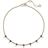 AllSaints Jewelry Women's Pearl Spike Bib Necklace