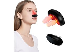 Red Light Nasal Device, Protable Red Light Nasal Instrument for Dry Nose & Sinus Comfort, Nomorecolds, USB-Rechargeable