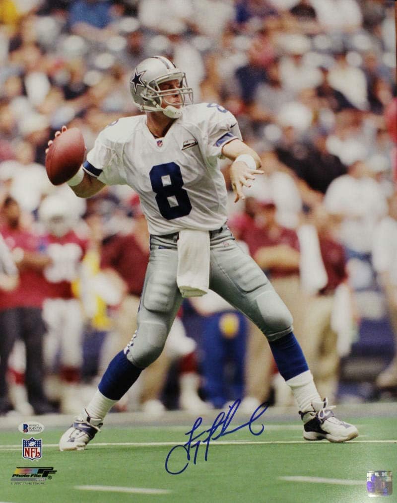 troy aikman signed football