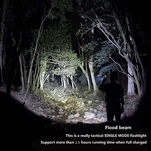 150 yard Single Mode Tactical Flashlight 500 Lumen White LED light with Offset Mount Rifle Airsoft AR 15 Shotgun Coyote Hog Pig Varmint Predator Hunting Shooting Tactical Use (white)