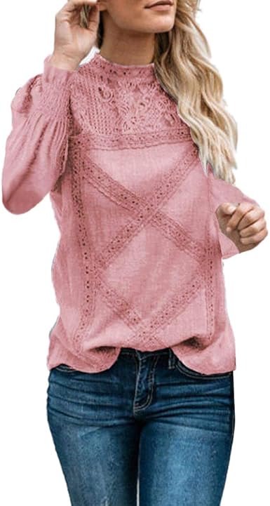 camisas de encaje para mujer
