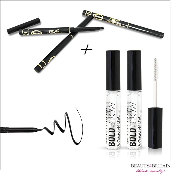 Eyebrow Gel City Color Authentic & Black TwistUp FBW EyeLiner