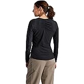 Title Nine Women's Long Sleeve Grace Raglan Tee, Buttah LT, Polyester Blend, UPF 50, S-XL,