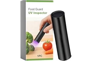 UV Flashlight for Vegetable Inspection - Food Safety Testing Tools | Food UV Inspector Light | for Parents Home Cooks Travele