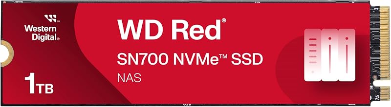 WD RED 1TB SN700 NAS NVMe M.2 2280 SSD - Western Digital - High Performance