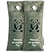 Air Purifiers by ZooBamboo (2 x 75g) | Bamboo Charcoal Shoe Deodorizer Car Refreshener Home Odor Eliminator Mold Remover Moisture Eliminator and Dehumidifier for Allergies Smoke Smell and Pet Odor