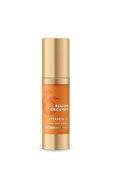 AVALON ORGANICS RADIANCE SERUM WITH VITAMIN C, 1 OZ