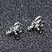 14g Cubic Zirconia Dermal Anchor Tops and Base Surgical Steel Microdermals Body Piercings (Heart)