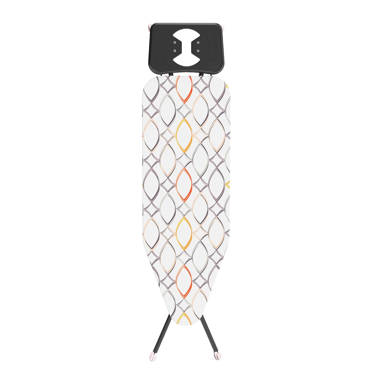 Perilla Big Ironing Board - Durable, Vapor Permeable, and Height Adjustable Iron Board- Heat Resistant Fabric - Metal 4 Legs with Silicone Stoppers - 38 X 110 CM Ironing Surface