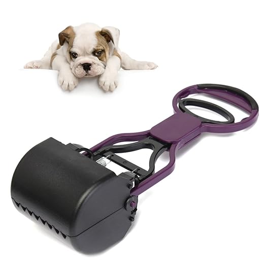 Lazy Dog Pet Handheld Pooper Scooper Jaw Poop Scoop Clean